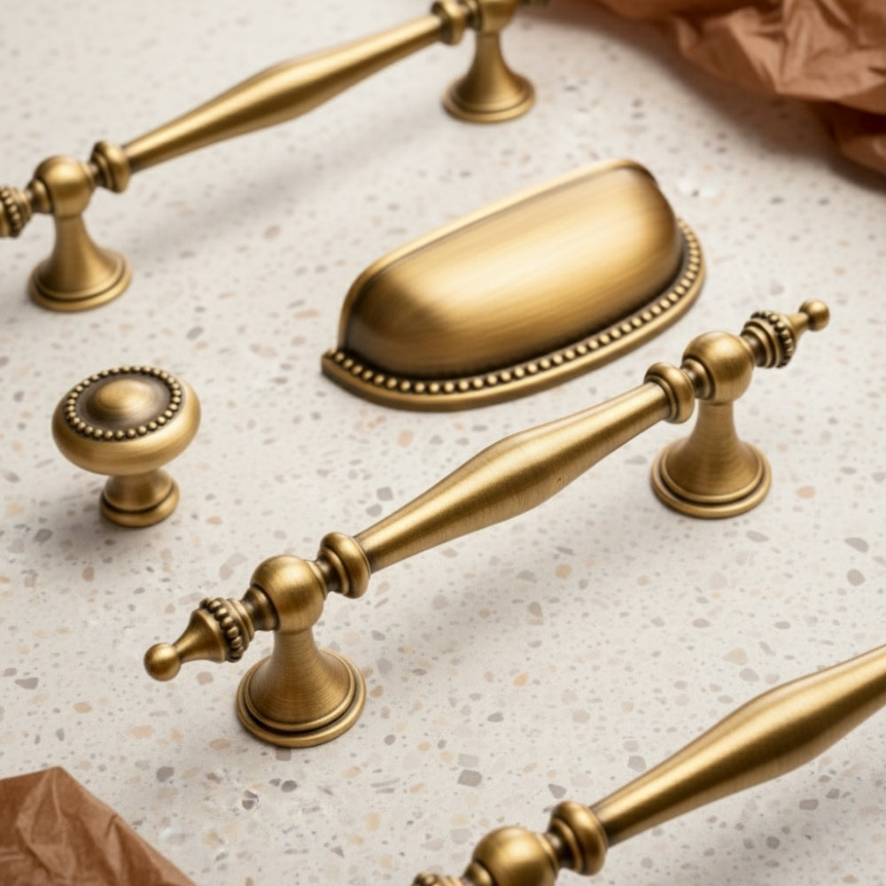 ROYAL Antique Brass Cabinet hardware