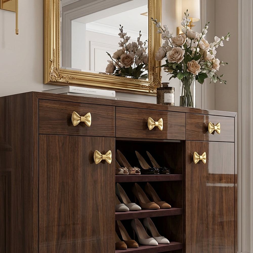 BOWEY Brass Bow Cabinet Knobs