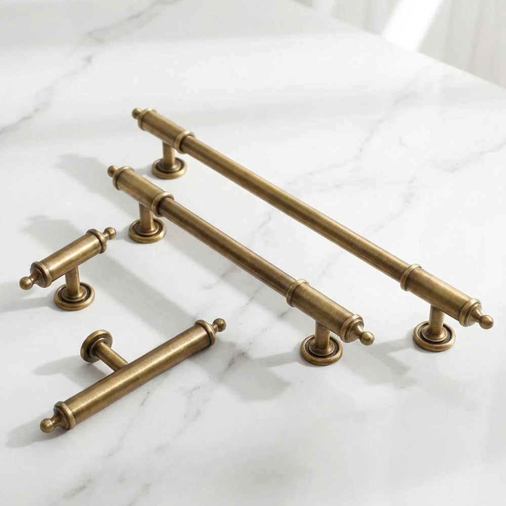 BRASSON Antique Brass Cabinet Handles & Pulls