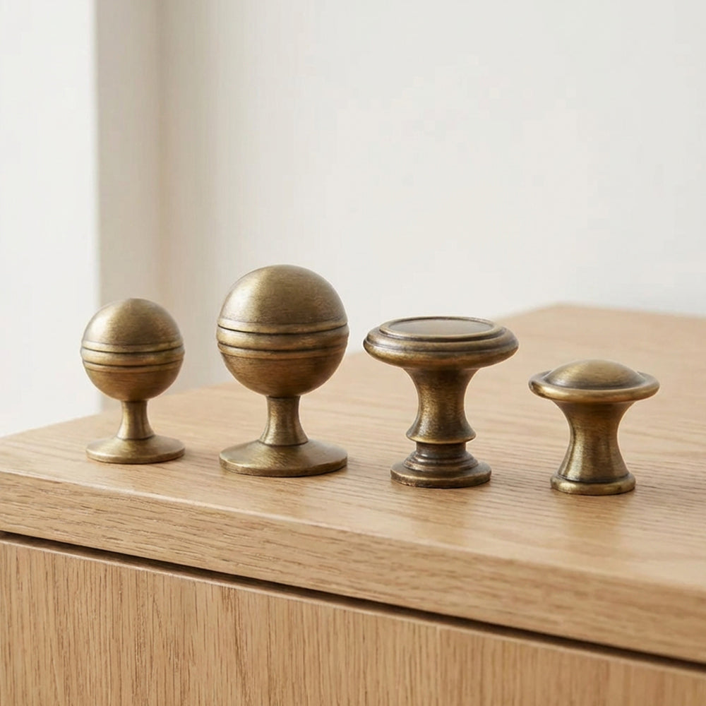 BRASSON Antique Brass Cabinet Handles & Pulls