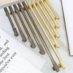 Antique brass kitchen drawer pull with many sizes