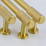 Retro brass cabinet pull handle in gold