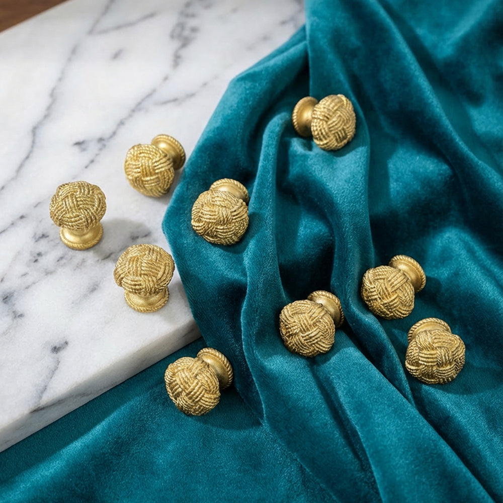 KNOTIX Gold & Silver Brass Knobs