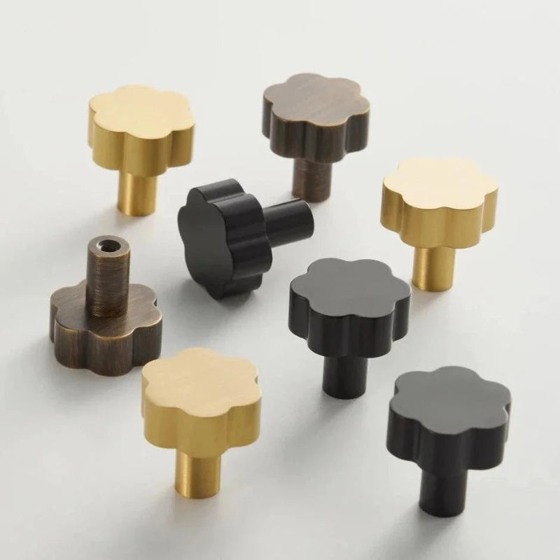 LUNA Solid Brass Cabinet Knobs
