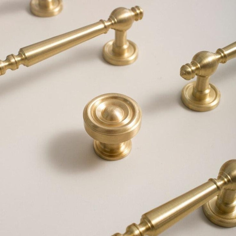 PAMELA Brass Minimalist Knobs Handles