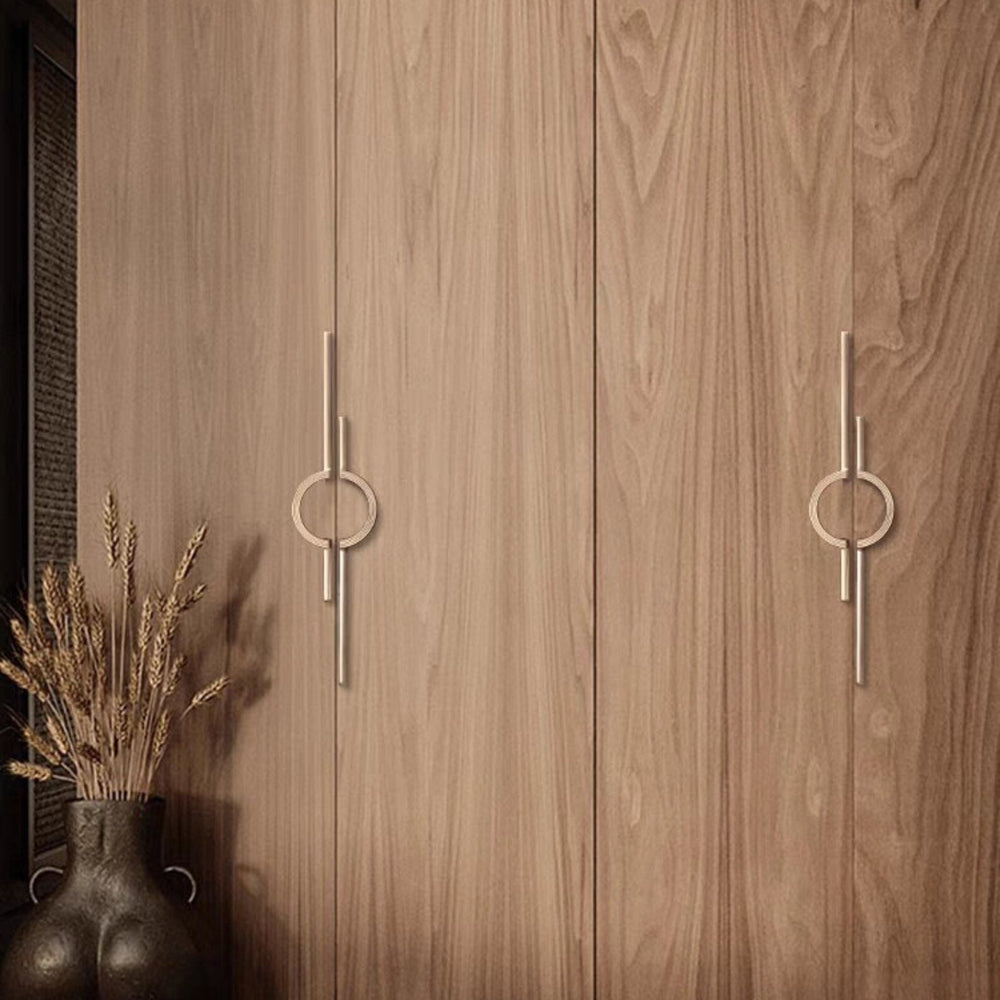 ZENA Gold and Silver Modern Handle Pulls for Cabinet Kitchen 12