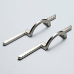ZENA Gold and Silver Modern Handle Pulls for Cabinet Kitchen 4